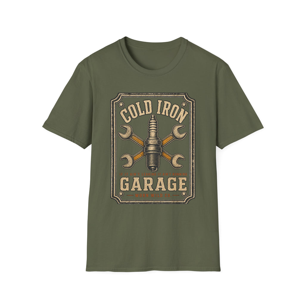 Cold Iron Garage - Motorcycles Graphic T-Shirt