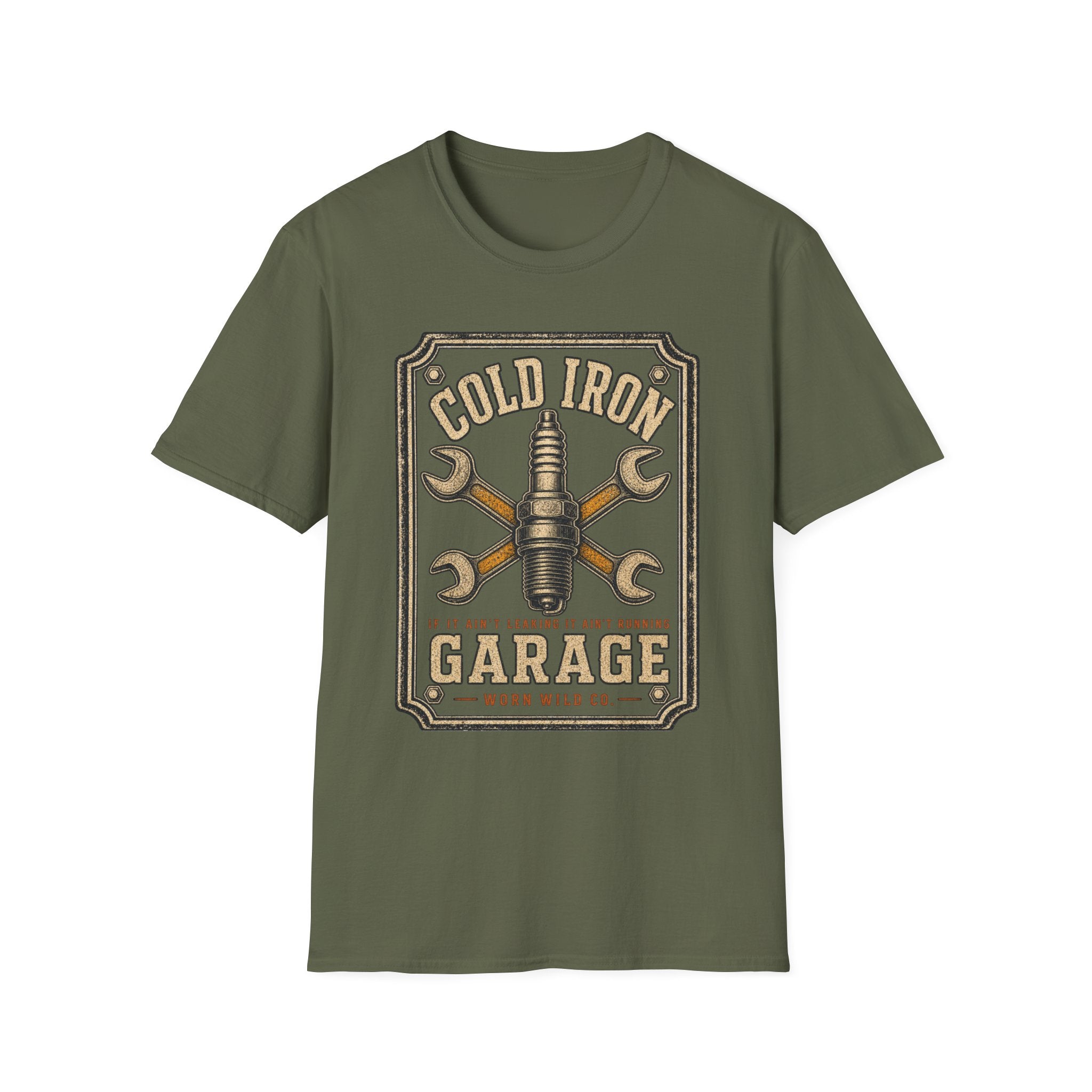 Cold Iron Garage - Motorcycles Graphic T-Shirt