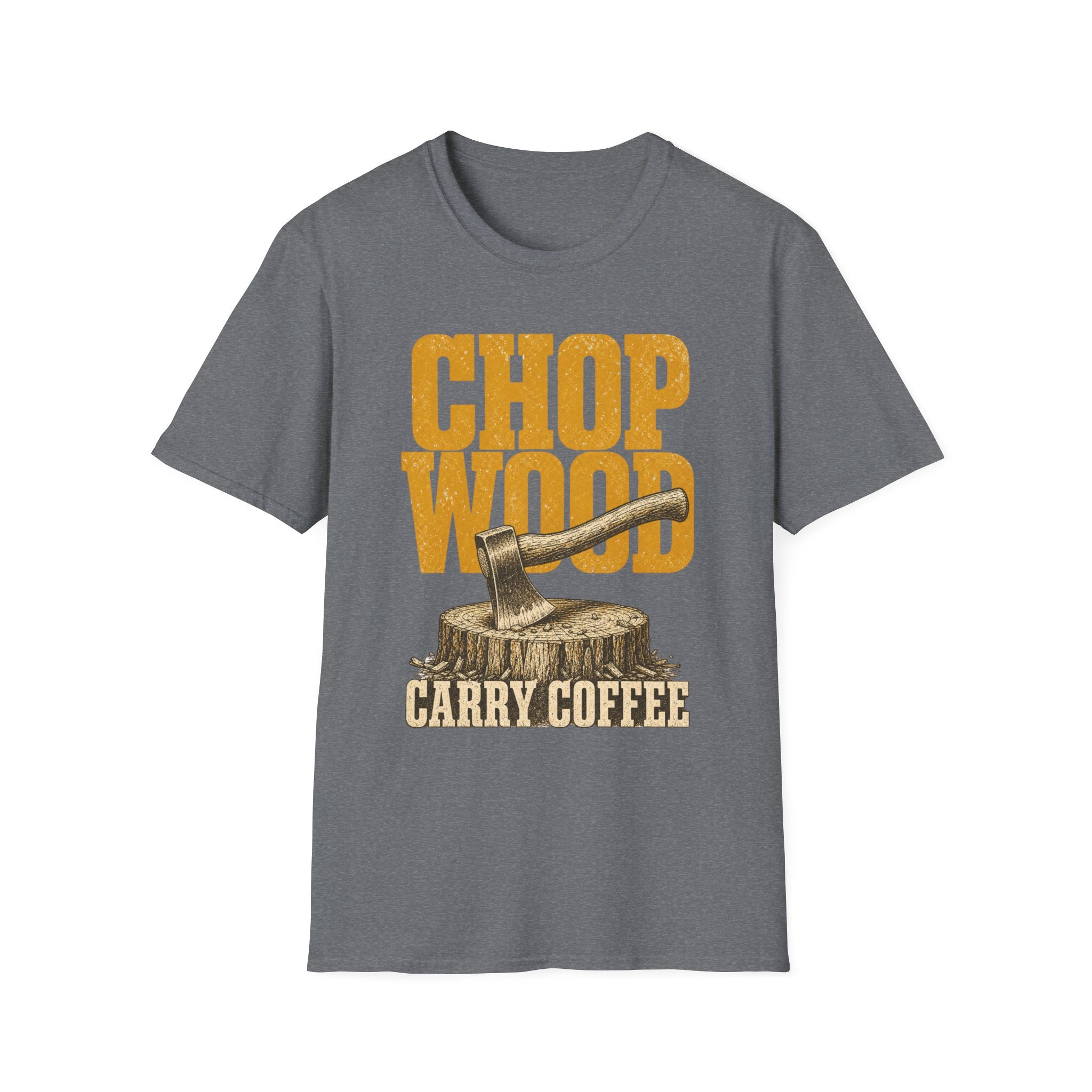 Chop Wood / Carry Coffee - Camping Graphic T-Shirt