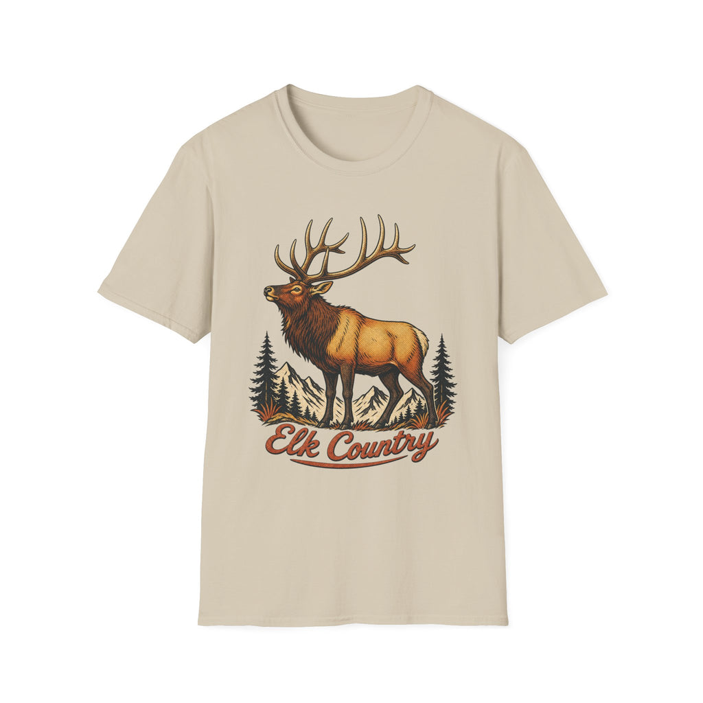 Elk Country - Camping Graphic T-Shirt