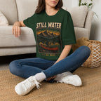 Still Water / Go Deep - Camping Graphic T-Shirt