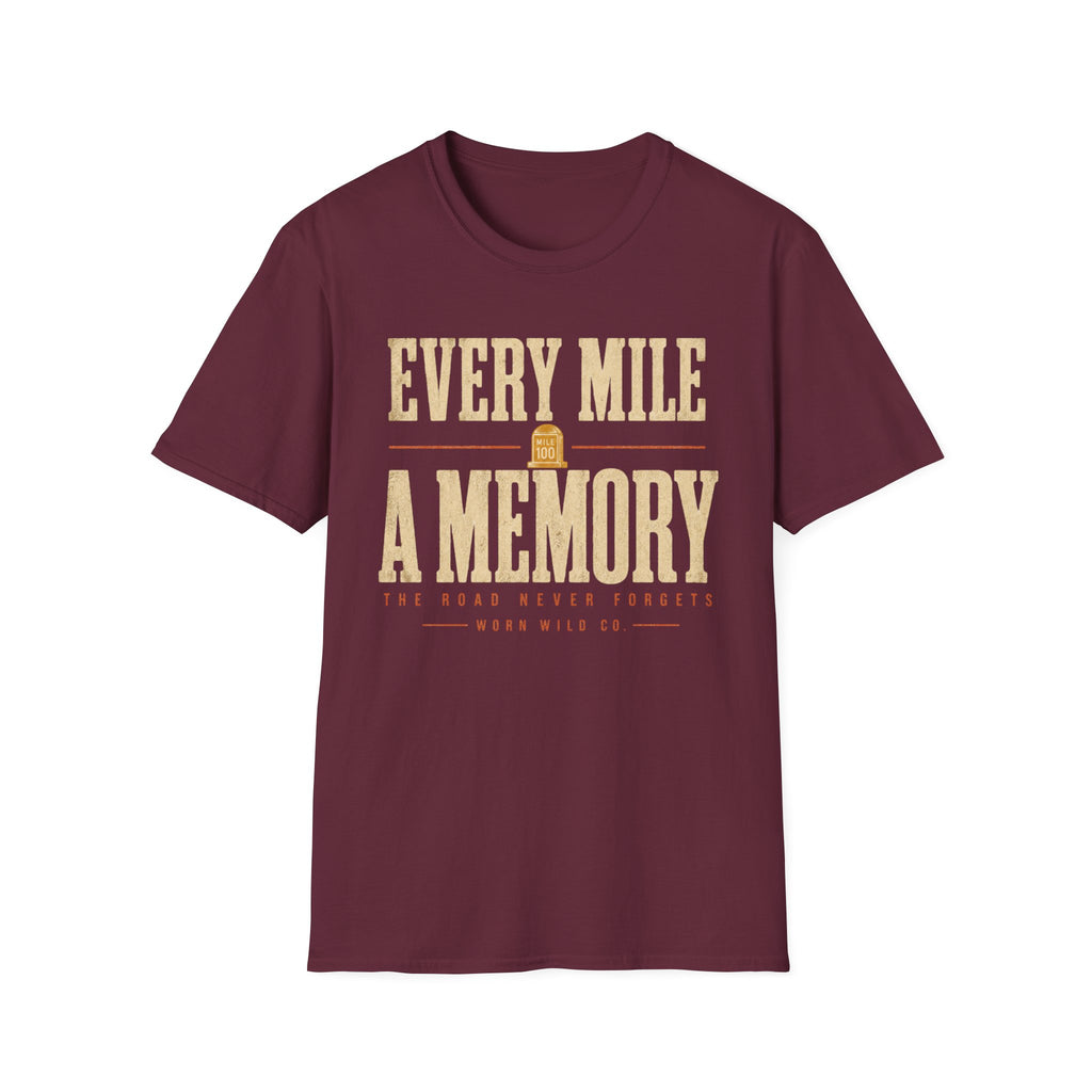 Every Mile A Memory - Motorcycles Graphic T-Shirt
