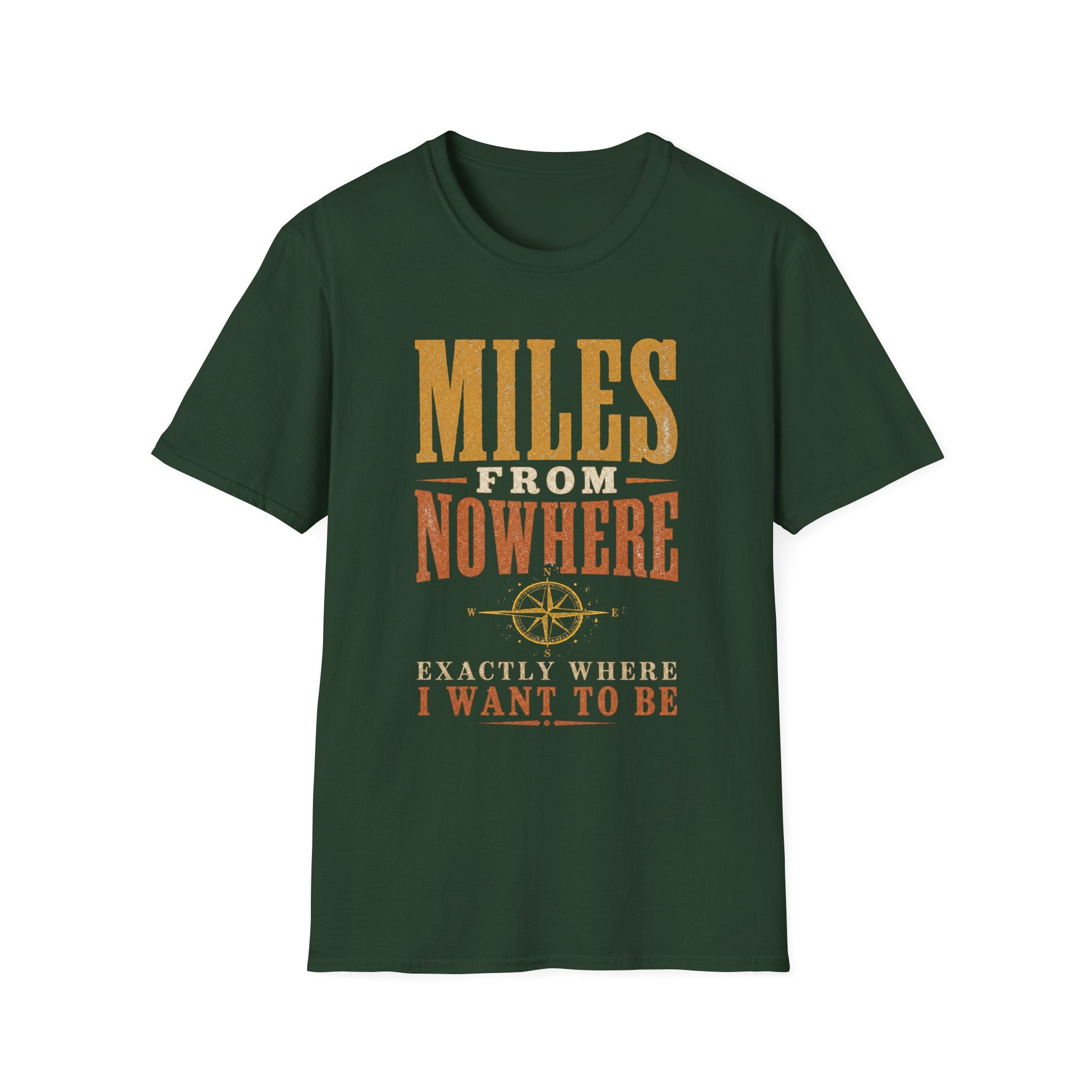Miles from Nowhere - Camping Graphic T-Shirt
