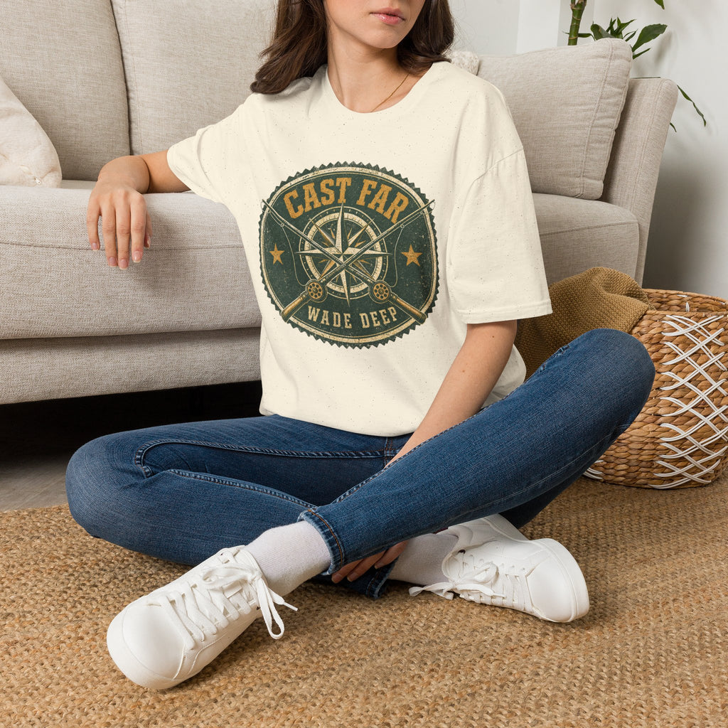 Cast Far - Fishing Graphic T-Shirt