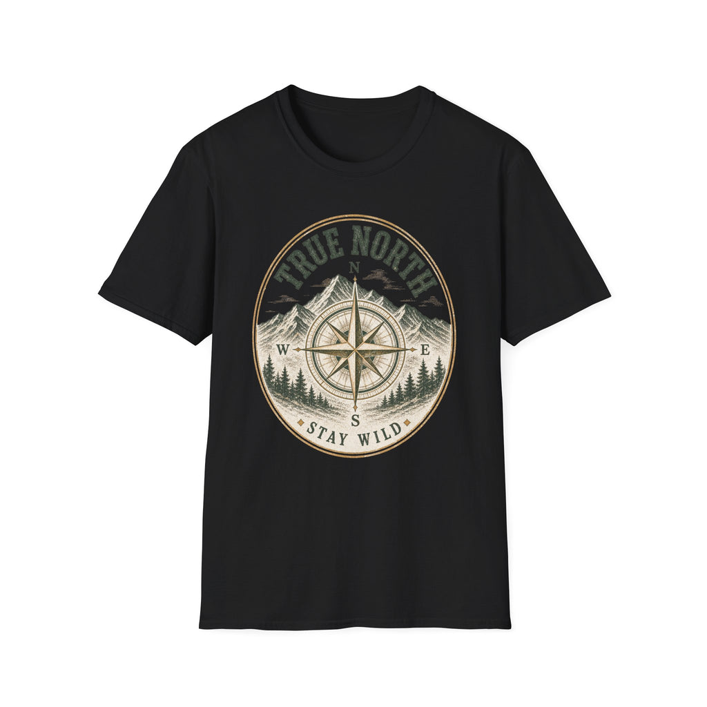 True North / Stay Wild - Camping Graphic T-Shirt