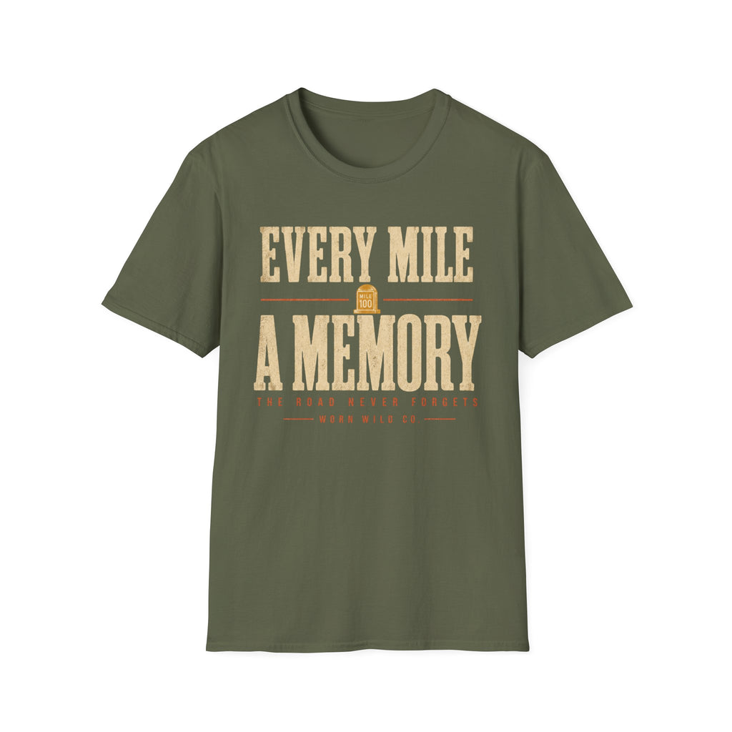 Every Mile A Memory - Motorcycles Graphic T-Shirt