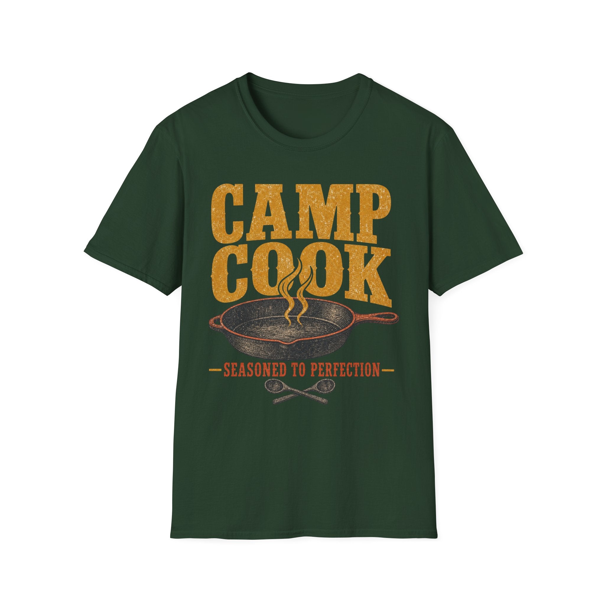 Camp Cook / Seasoned to Perfection - Camping Graphic T-Shirt