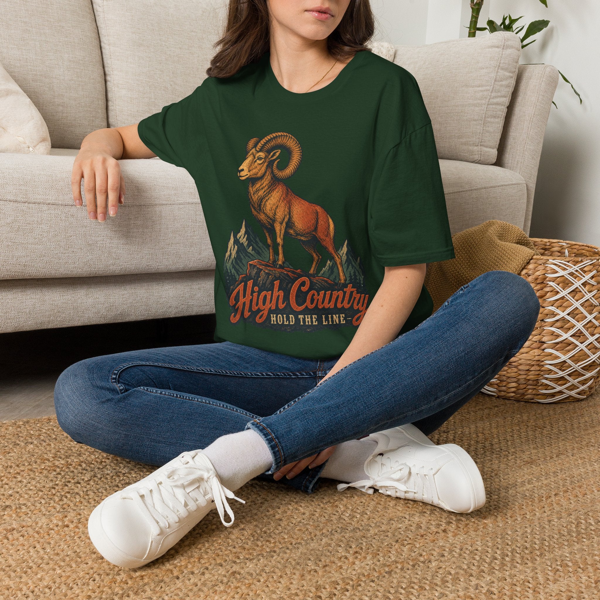 High Country / Hold the Line - Camping Graphic T-Shirt