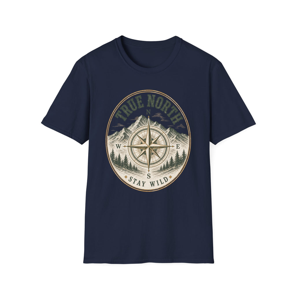 True North / Stay Wild - Camping Graphic T-Shirt