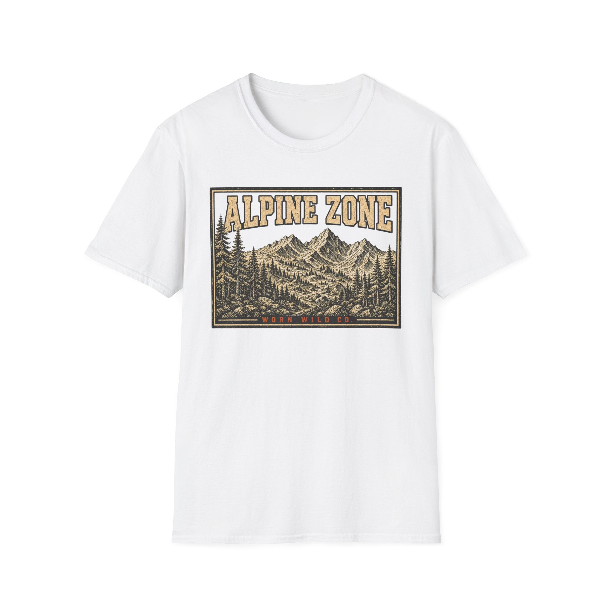 Alpine Zone - Hiking Graphic T-Shirt