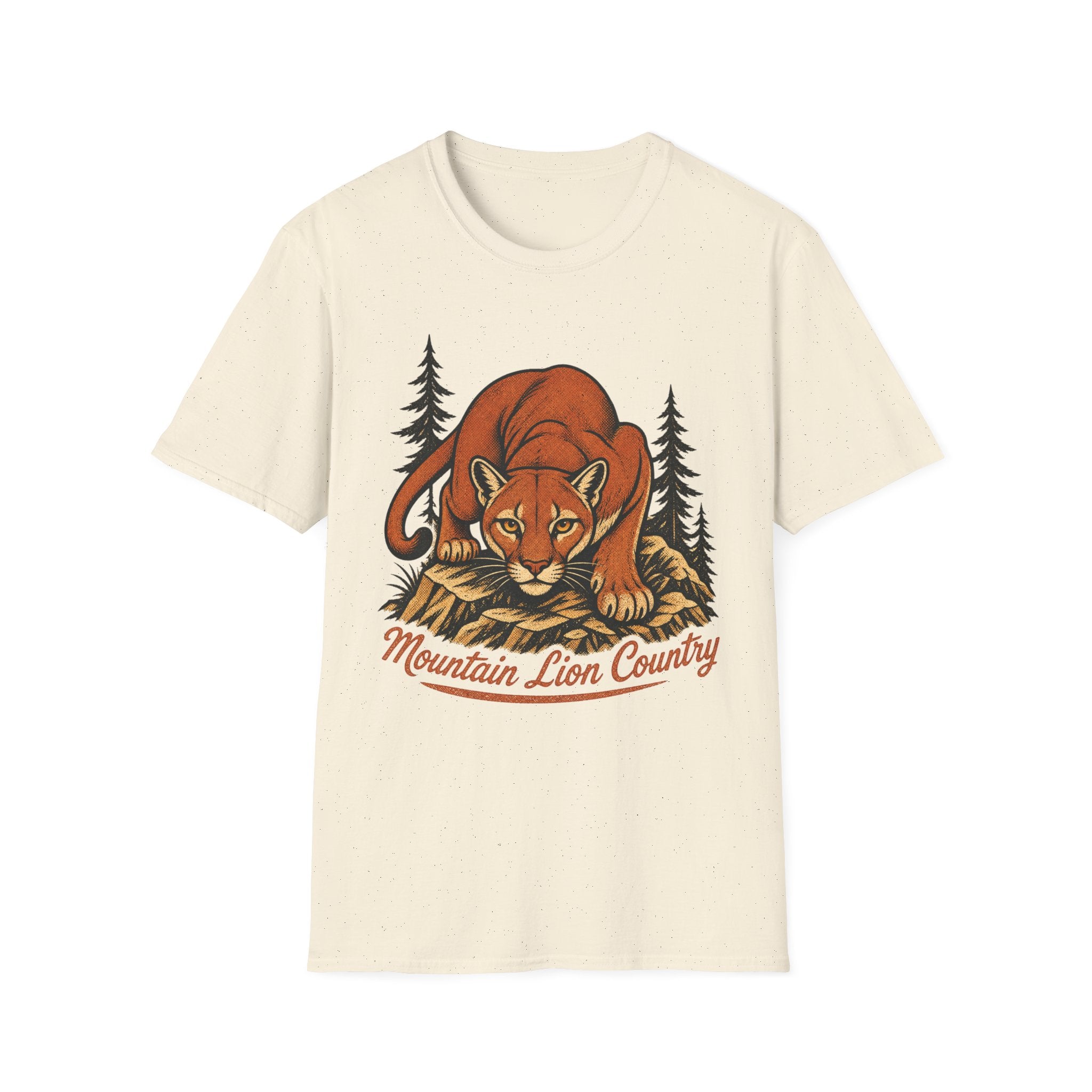 Mountain Lion Country - Camping Graphic T-Shirt