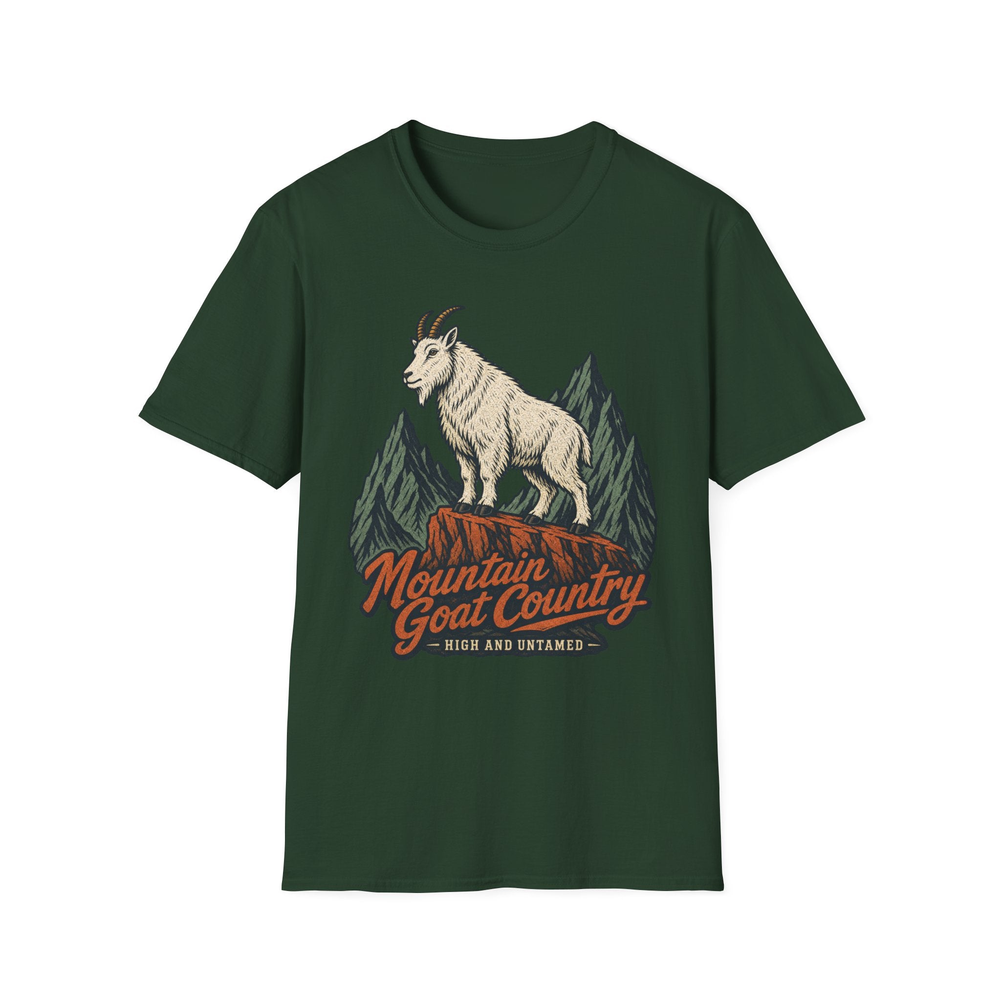 Mountain Goat Country - Hiking Graphic T-Shirt