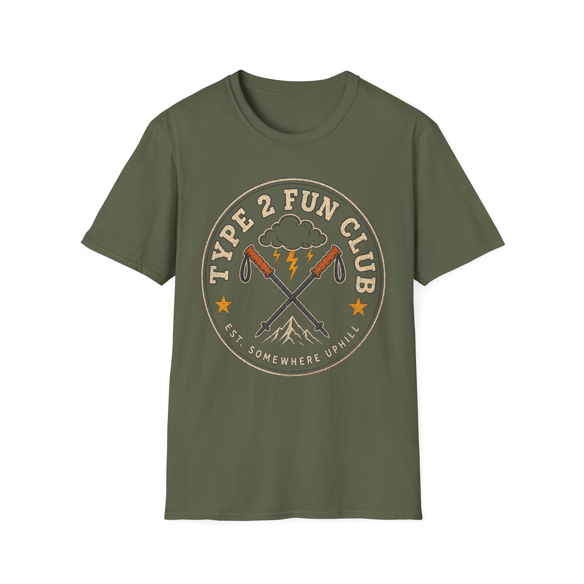 Type 2 Fun Club - Hiking Graphic T-Shirt