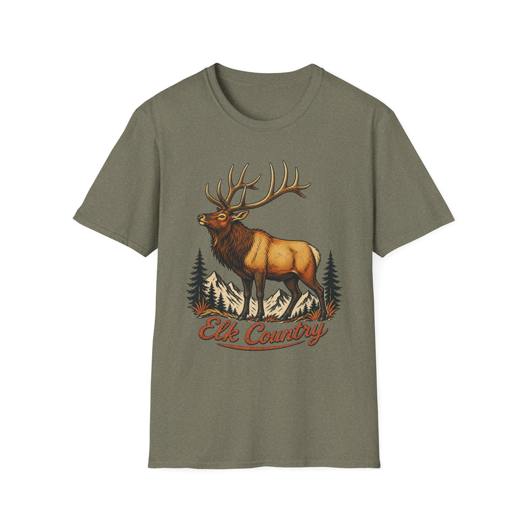 Elk Country - Camping Graphic T-Shirt