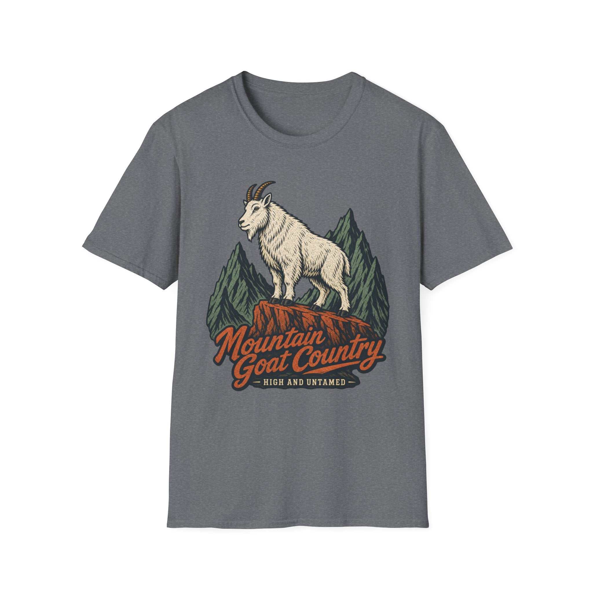 Mountain Goat Country - Hiking Graphic T-Shirt