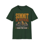 Summit or Nothing / Earn the View - Camping Graphic T-Shirt