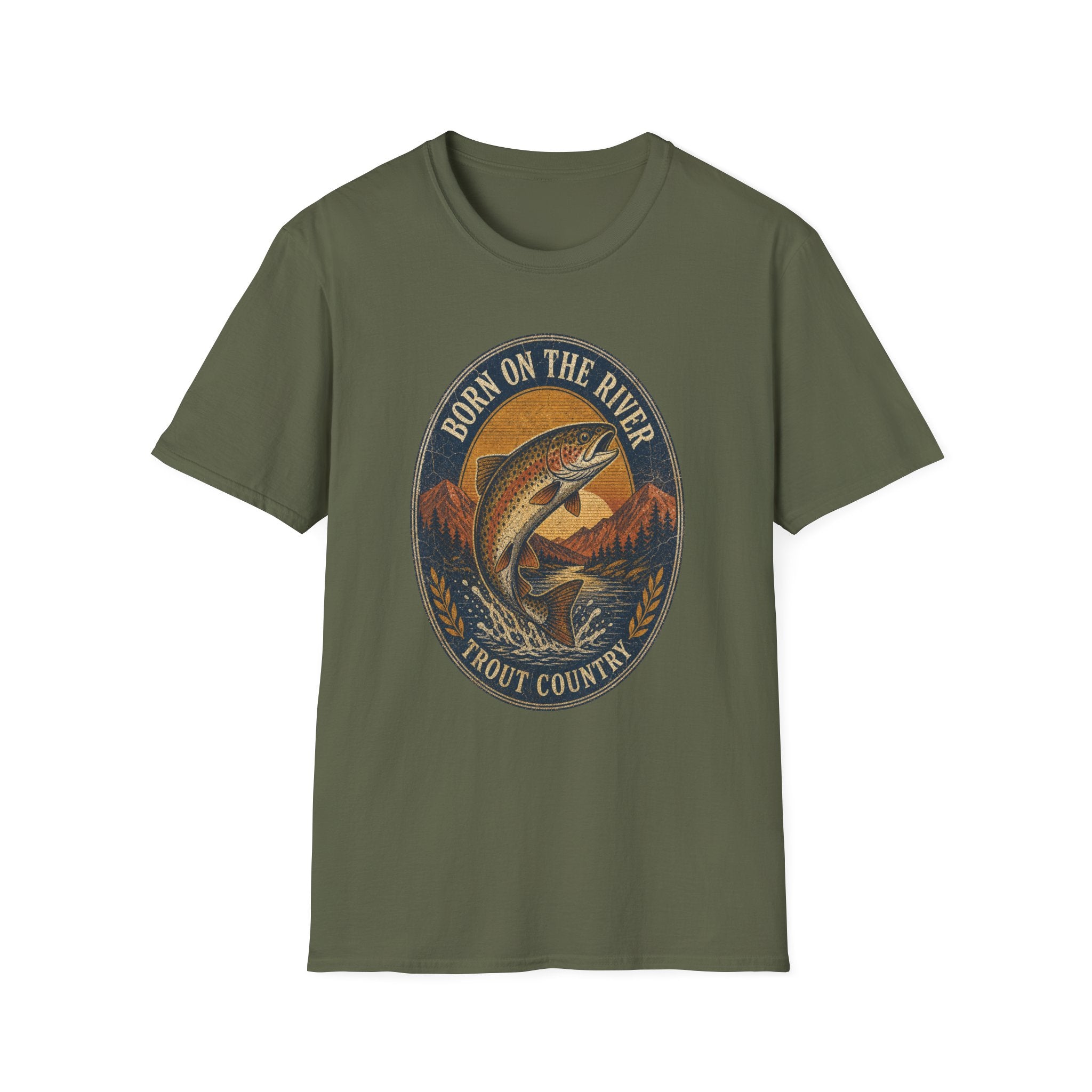 Trout Country - Fishing Graphic T-Shirt