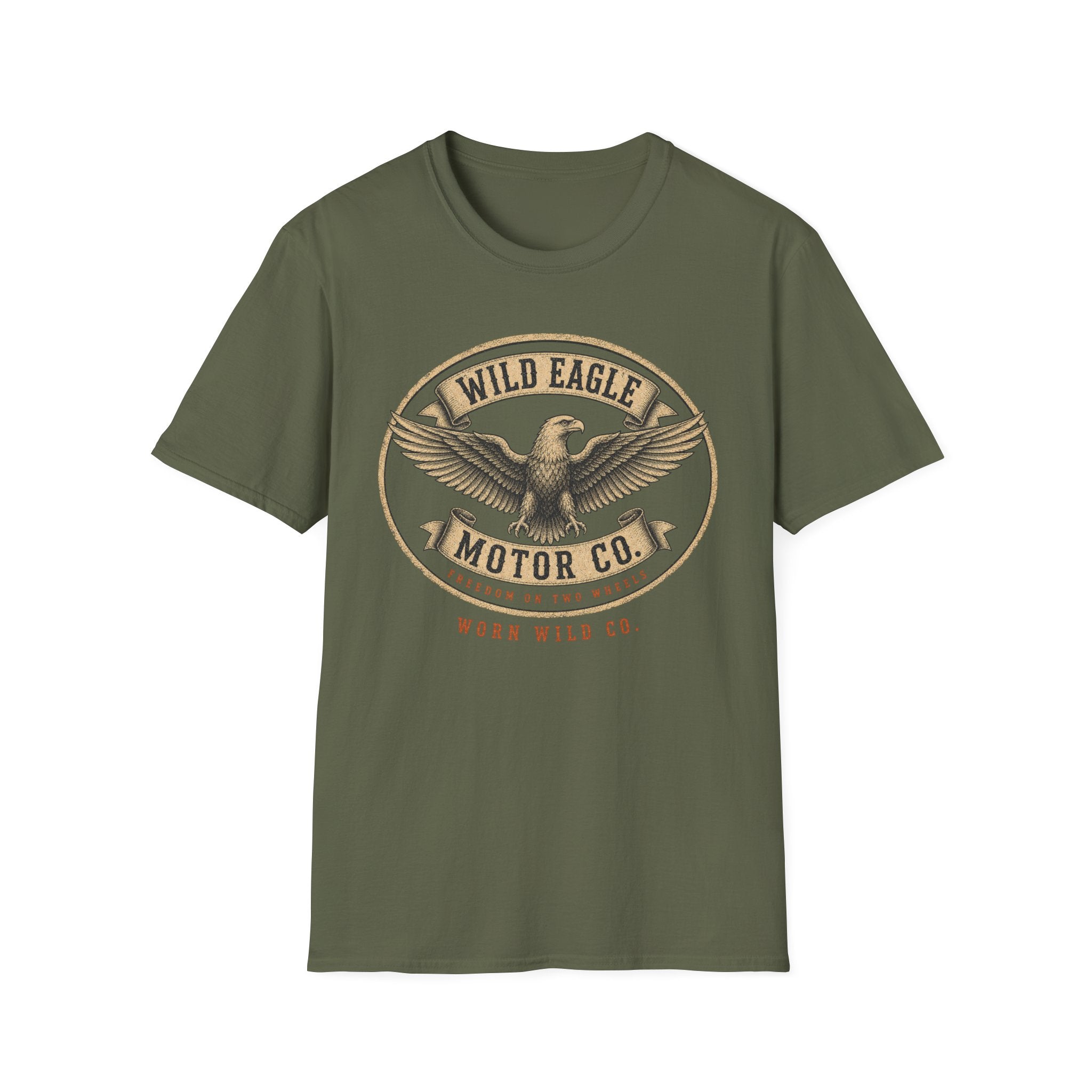 Wild Eagle Motor Co. - Motorcycles Graphic T-Shirt