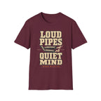 Loud Pipes Quiet Mind - Motorcycles Graphic T-Shirt