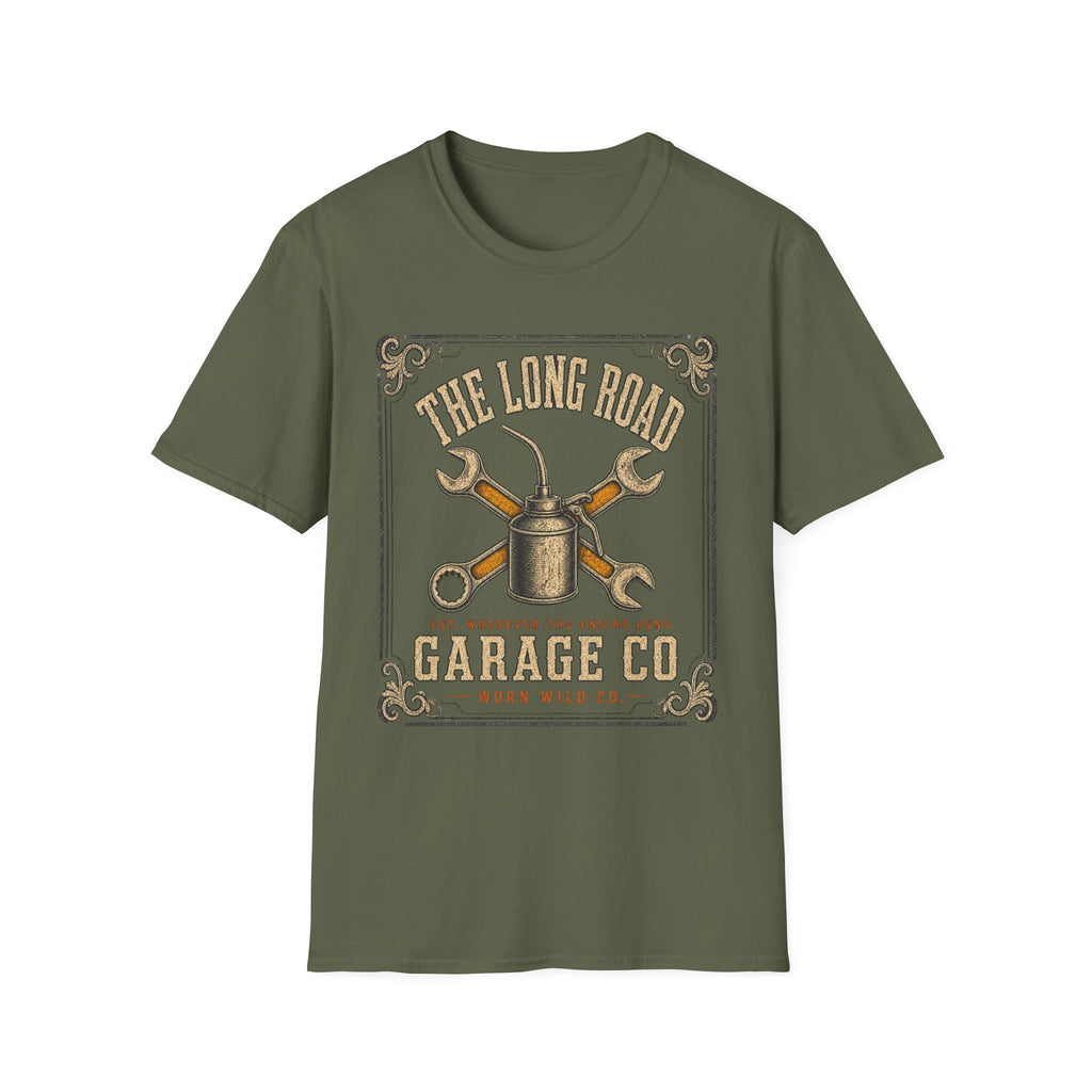 The Long Road Garage - Motorcycles Graphic T-Shirt