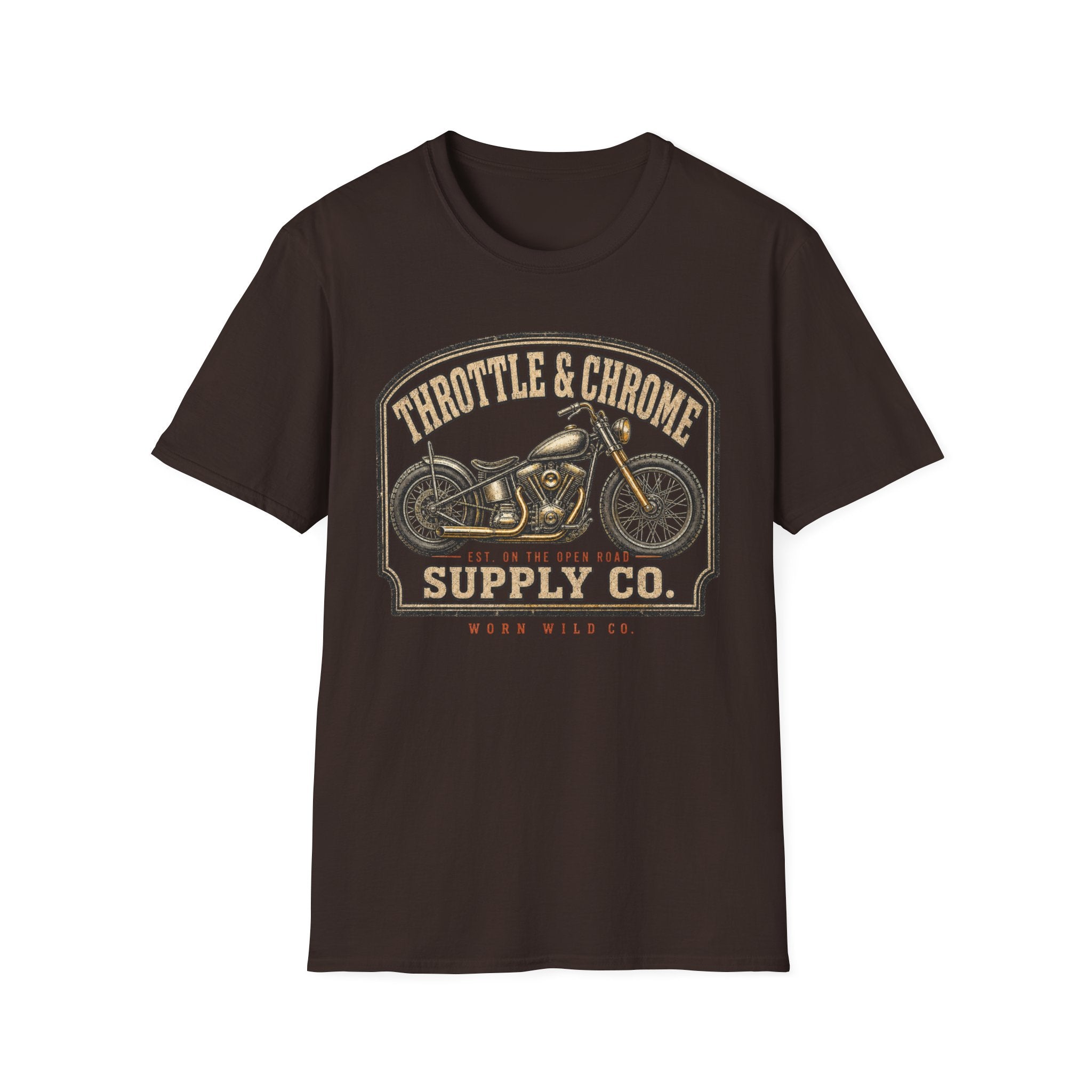 Throttle & Chrome - Motorcycles Graphic T-Shirt