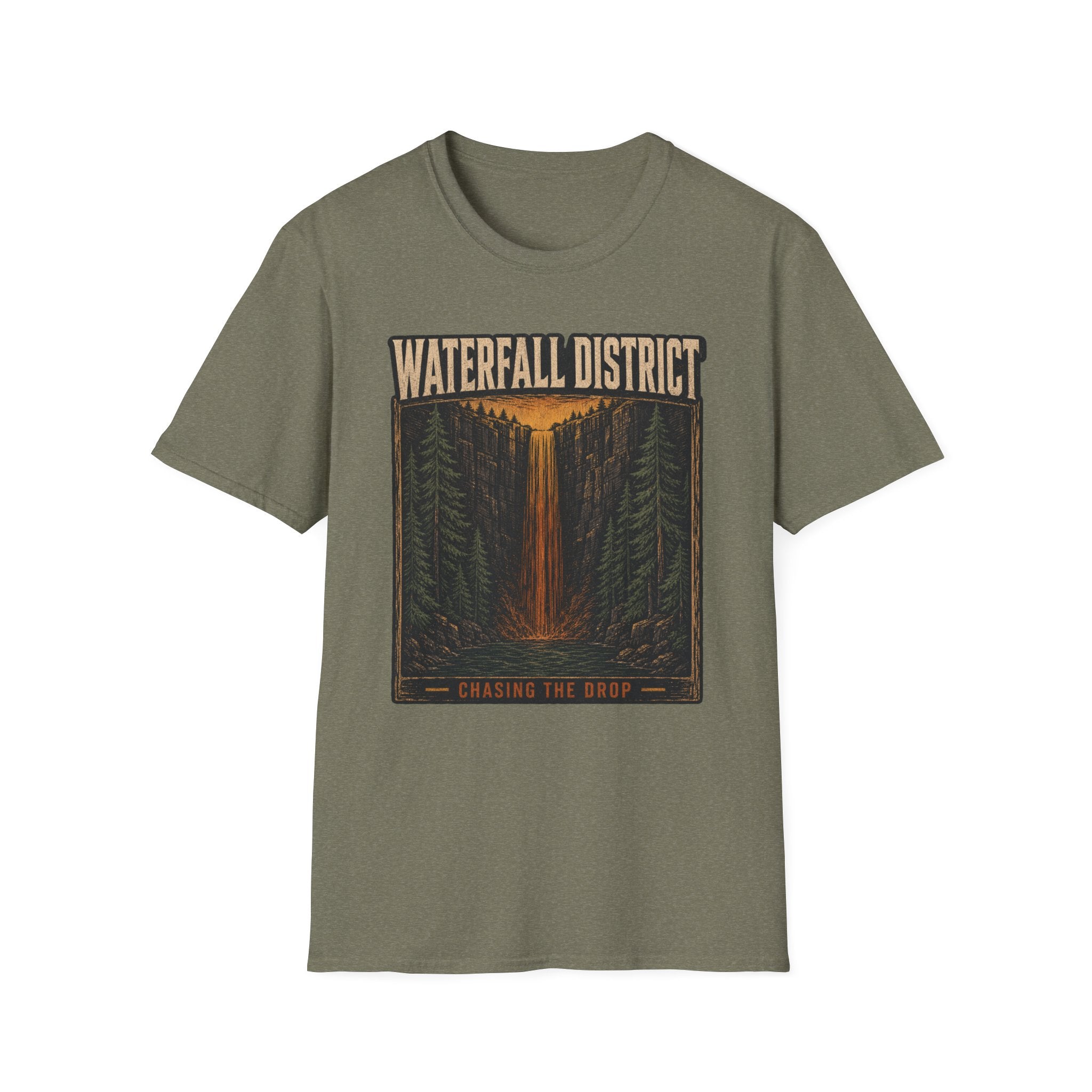 Waterfall District - Hiking Graphic T-Shirt