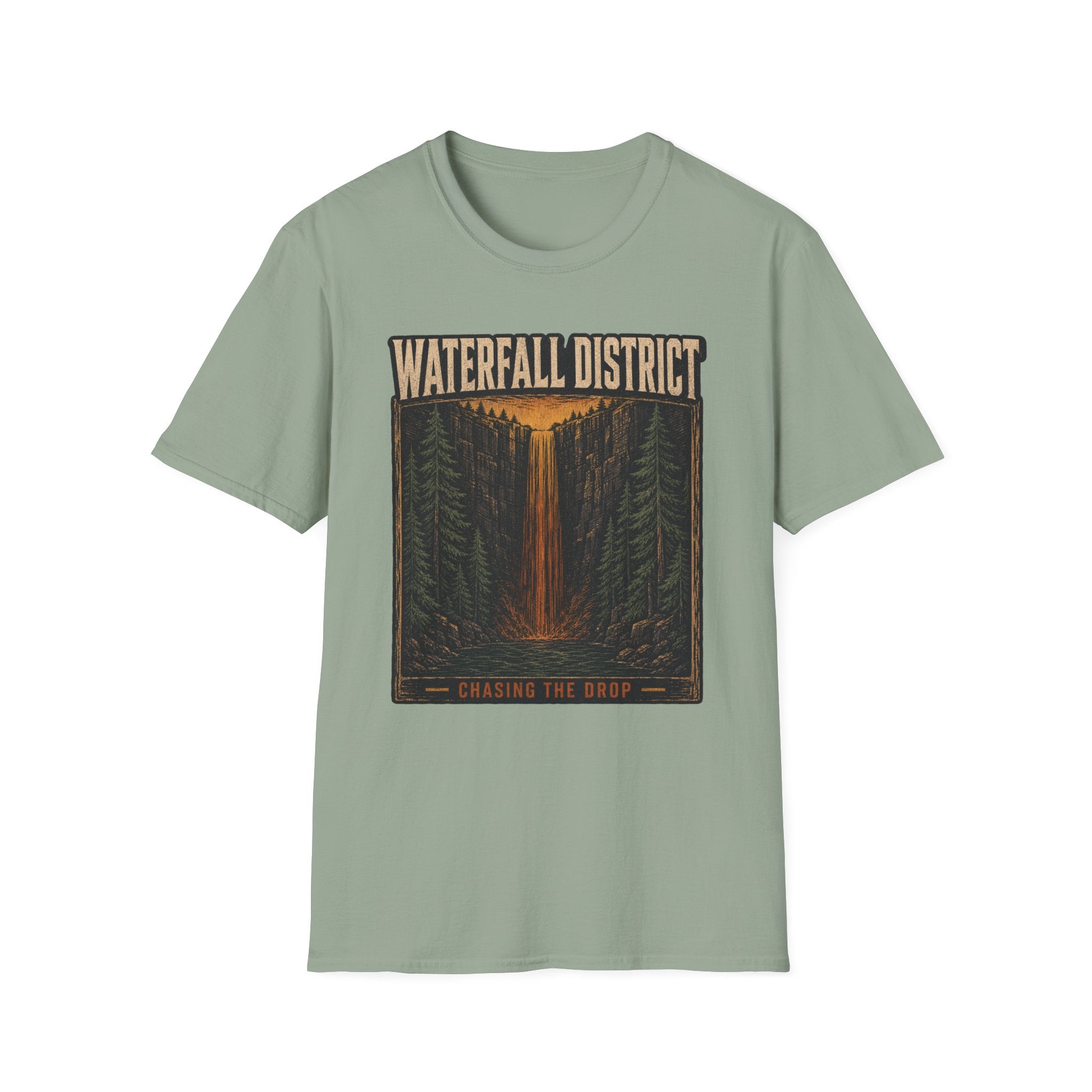 Waterfall District - Hiking Graphic T-Shirt