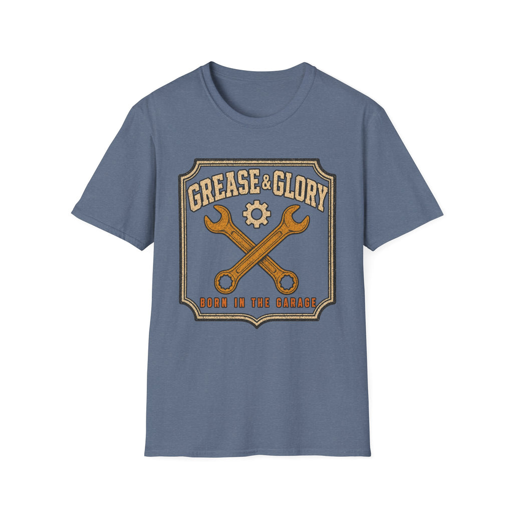 Grease & Glory - Motorcycles Graphic T-Shirt