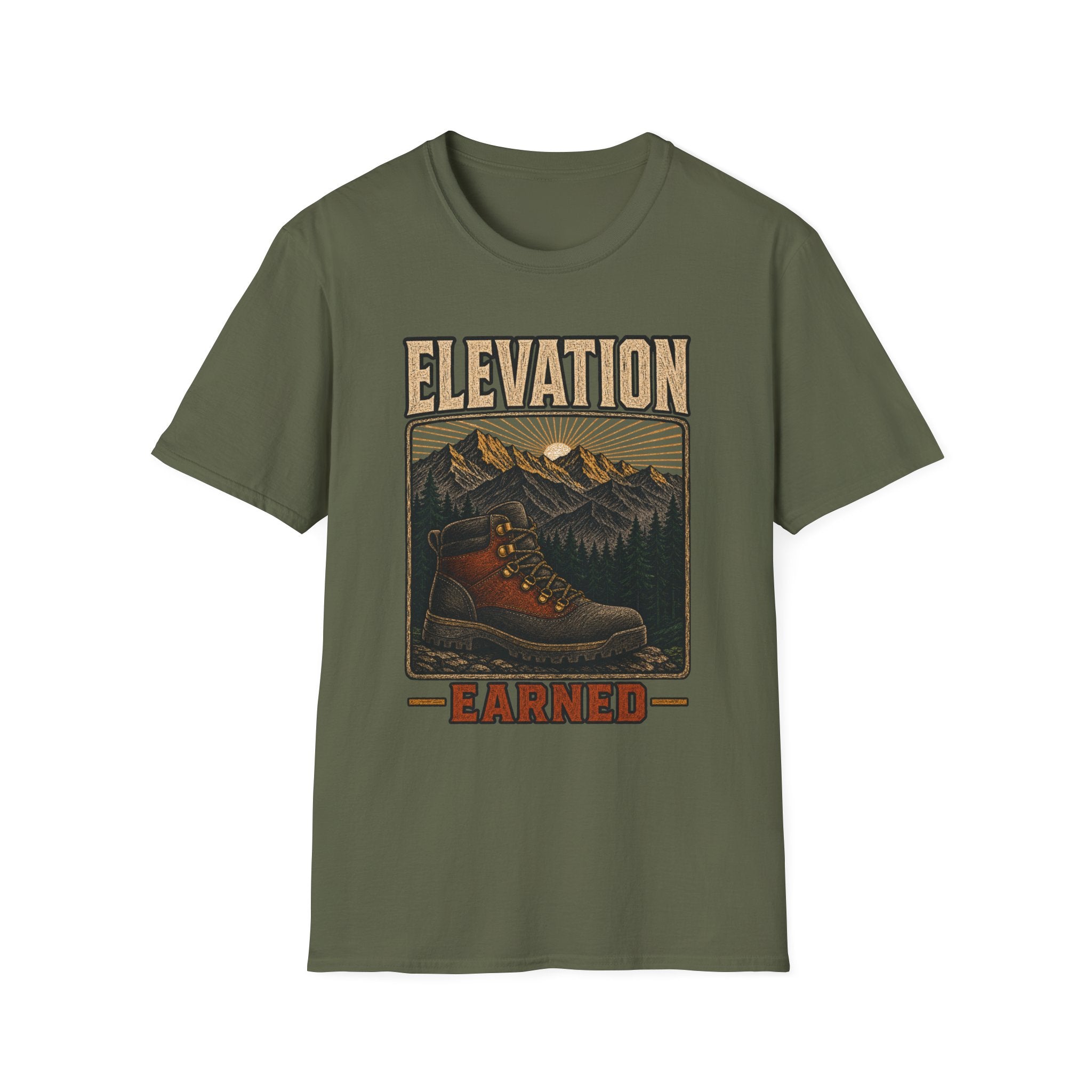 Elevation Earned - Camping Graphic T-Shirt