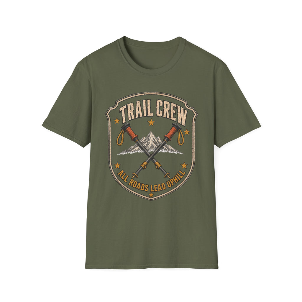Trail Crew badge - Hiking Graphic T-Shirt
