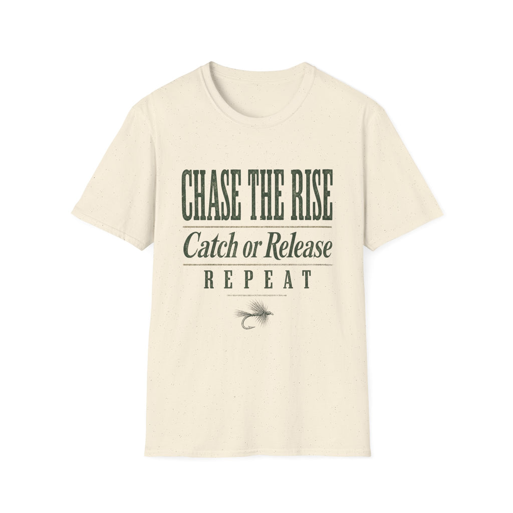 Chase the Rise - Fishing Graphic T-Shirt