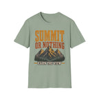 Summit or Nothing / Earn the View - Camping Graphic T-Shirt