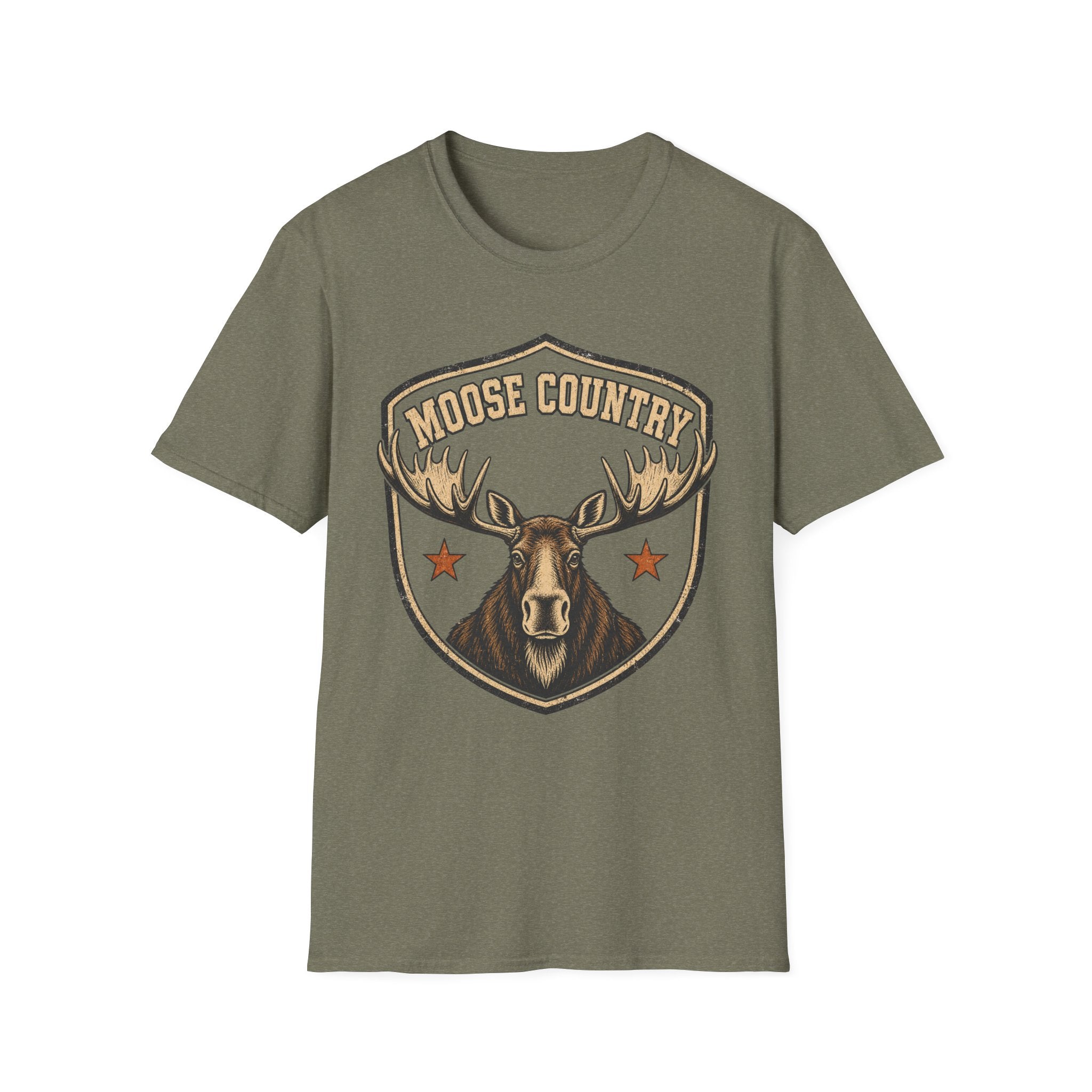Moose Country - Hiking Graphic T-Shirt
