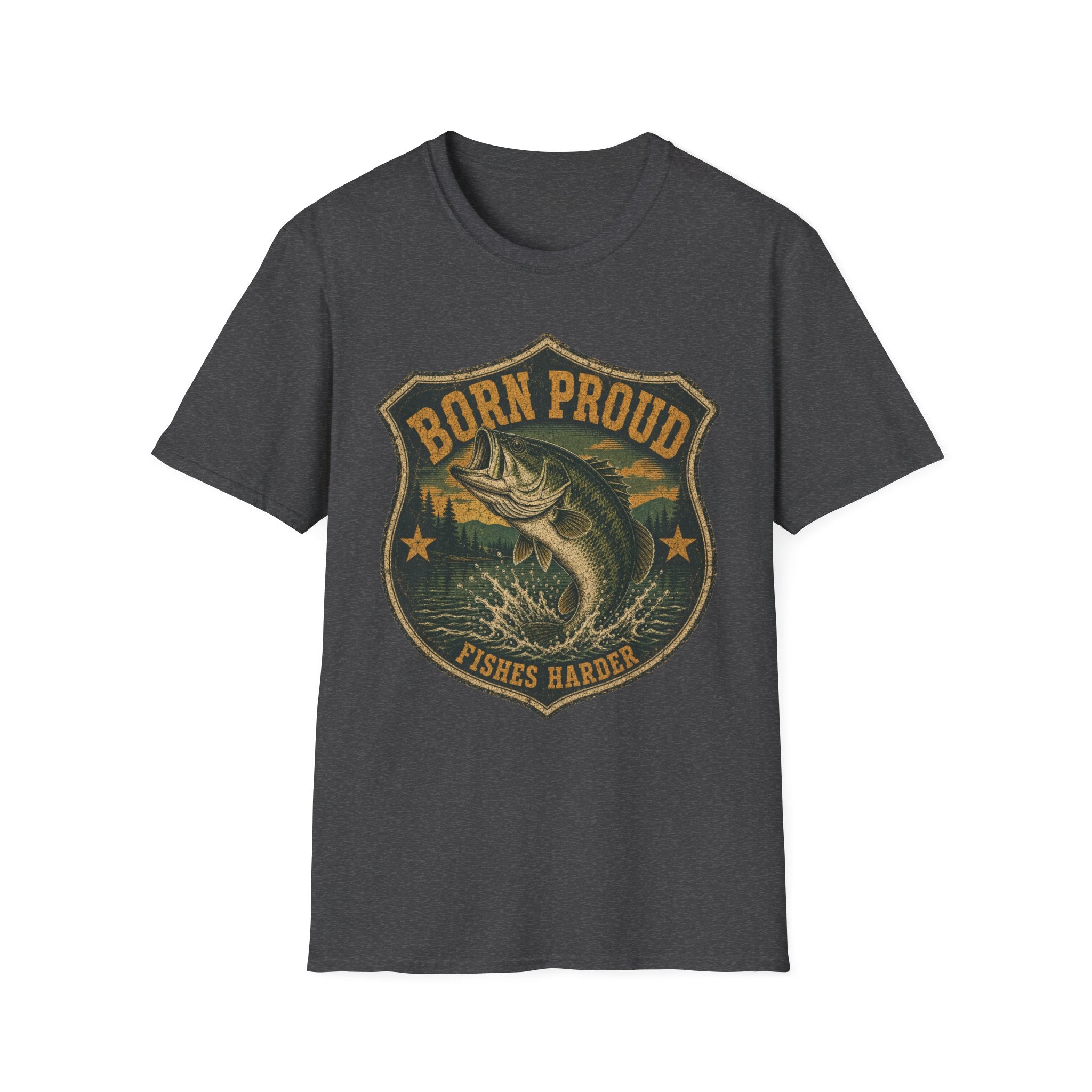 Born Proud - Fishing Graphic T-Shirt