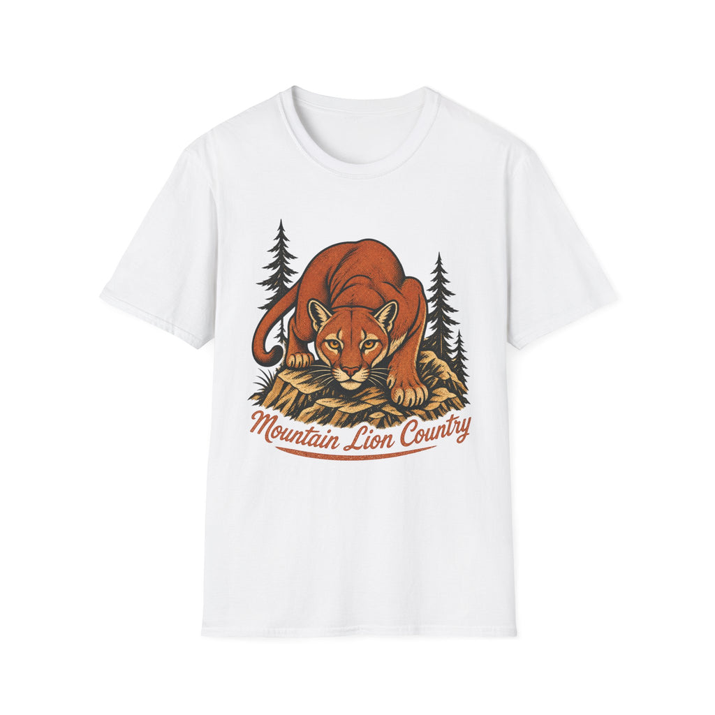 Mountain Lion Country - Camping Graphic T-Shirt