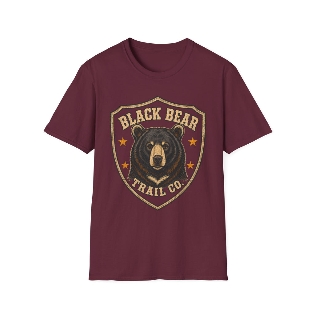 Black Bear Trail - Hiking Graphic T-Shirt