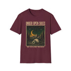 Under Open Skies / No Ceiling Needed - Camping Graphic T-Shirt