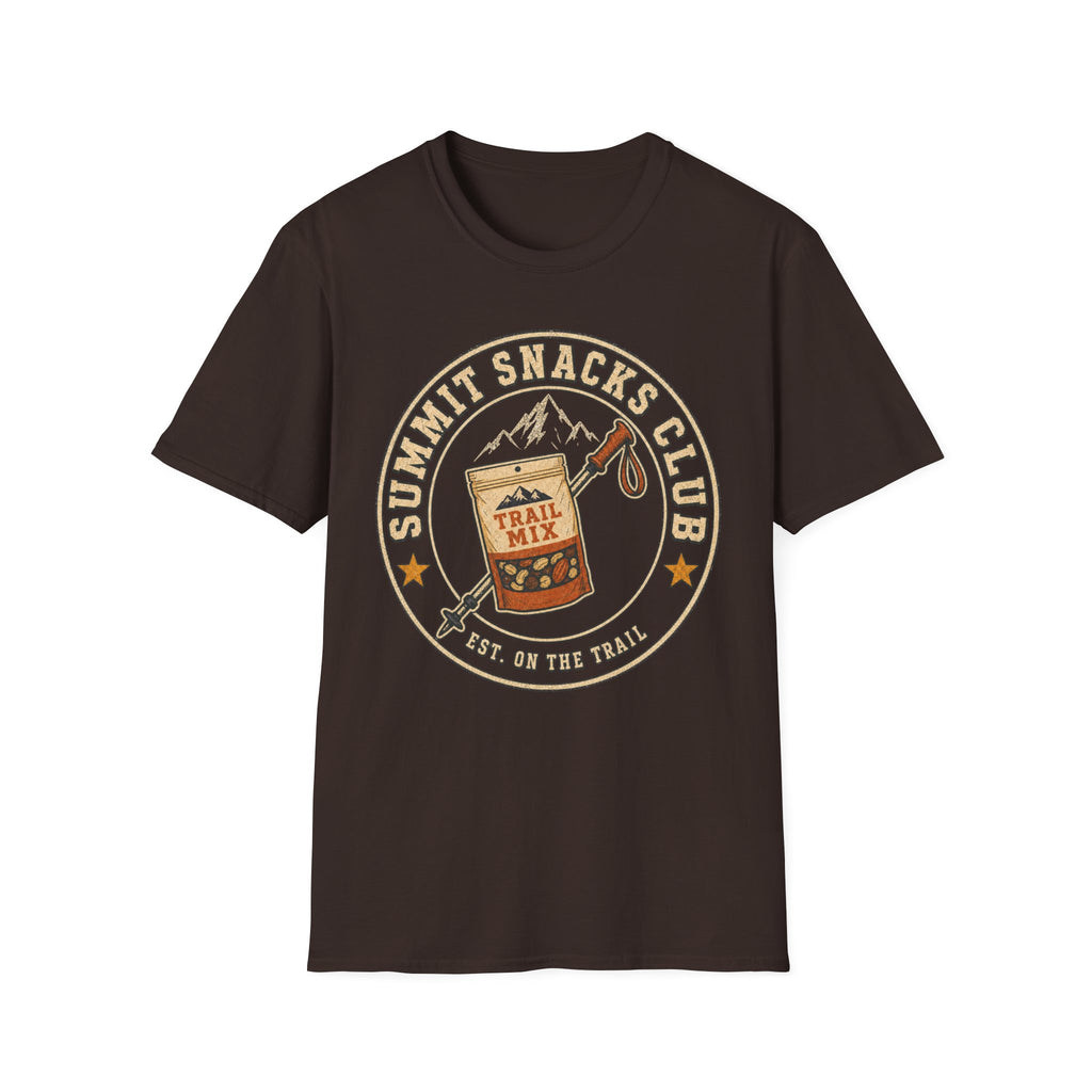 Summit Snacks Club - Hiking Graphic T-Shirt