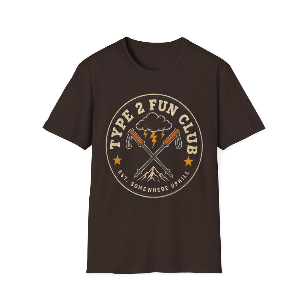 Type 2 Fun Club - Hiking Graphic T-Shirt