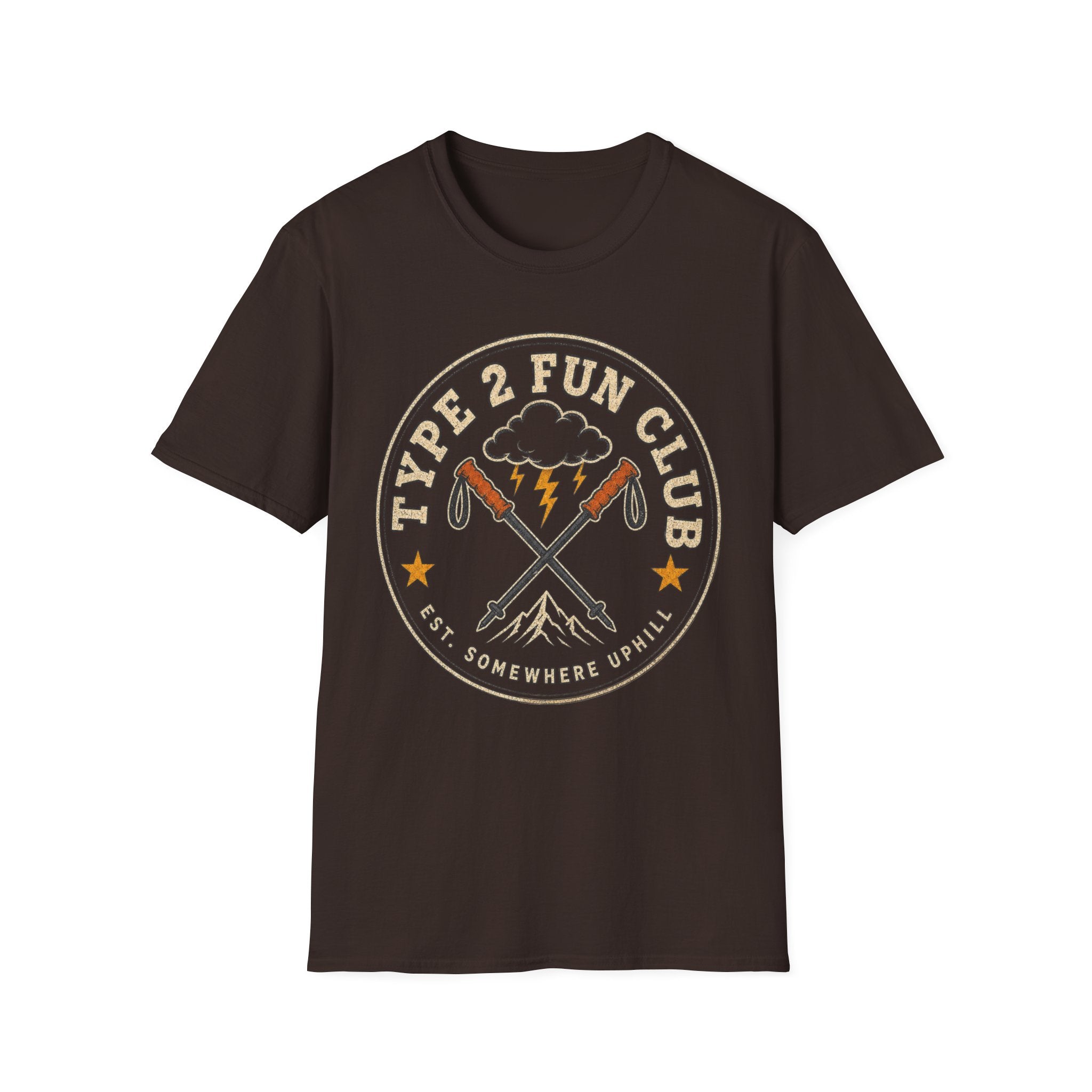 Type 2 Fun Club - Hiking Graphic T-Shirt