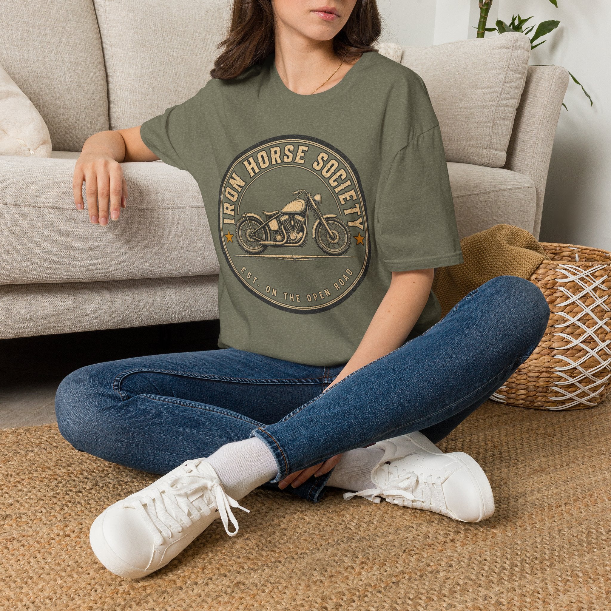 Iron Horse Society - Motorcycles Graphic T-Shirt