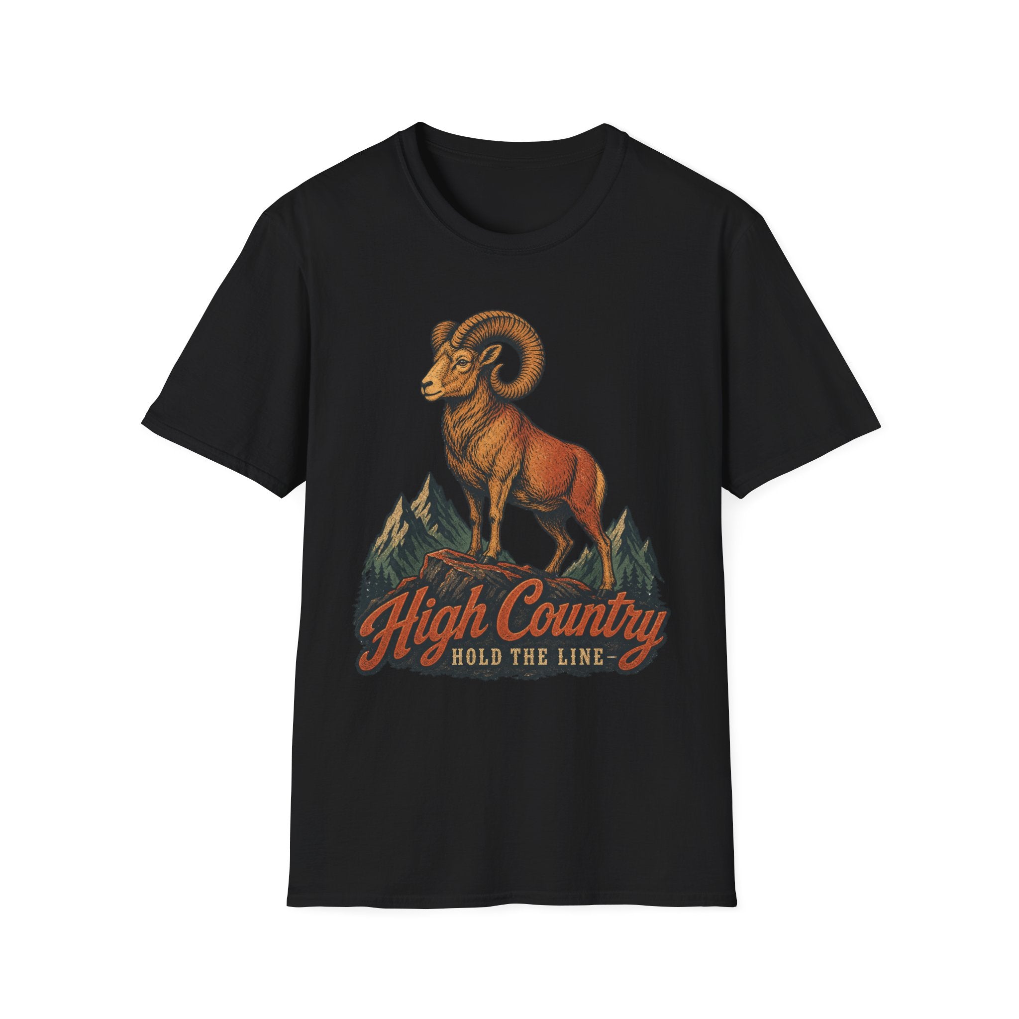 High Country / Hold the Line - Camping Graphic T-Shirt
