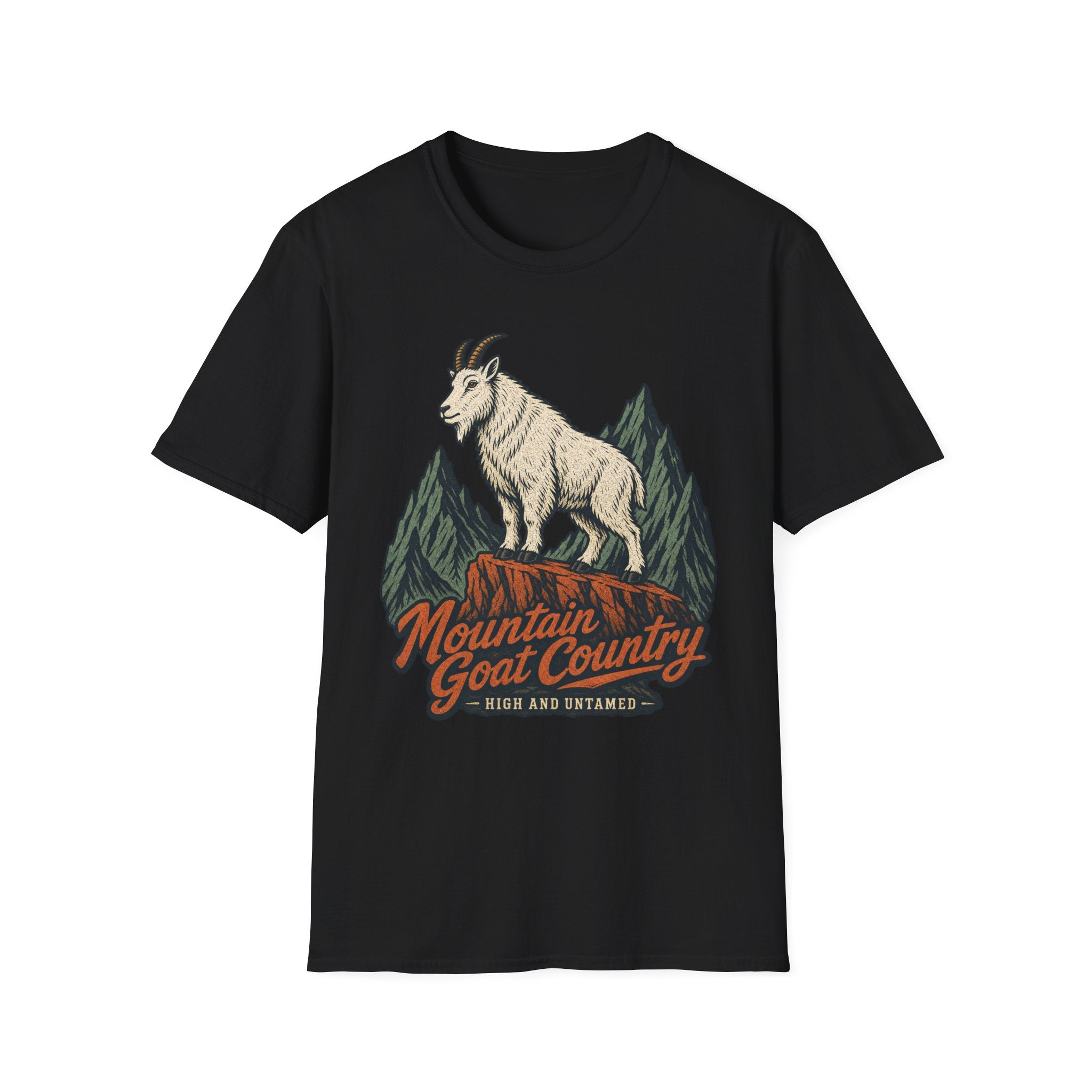 Mountain Goat Country - Hiking Graphic T-Shirt