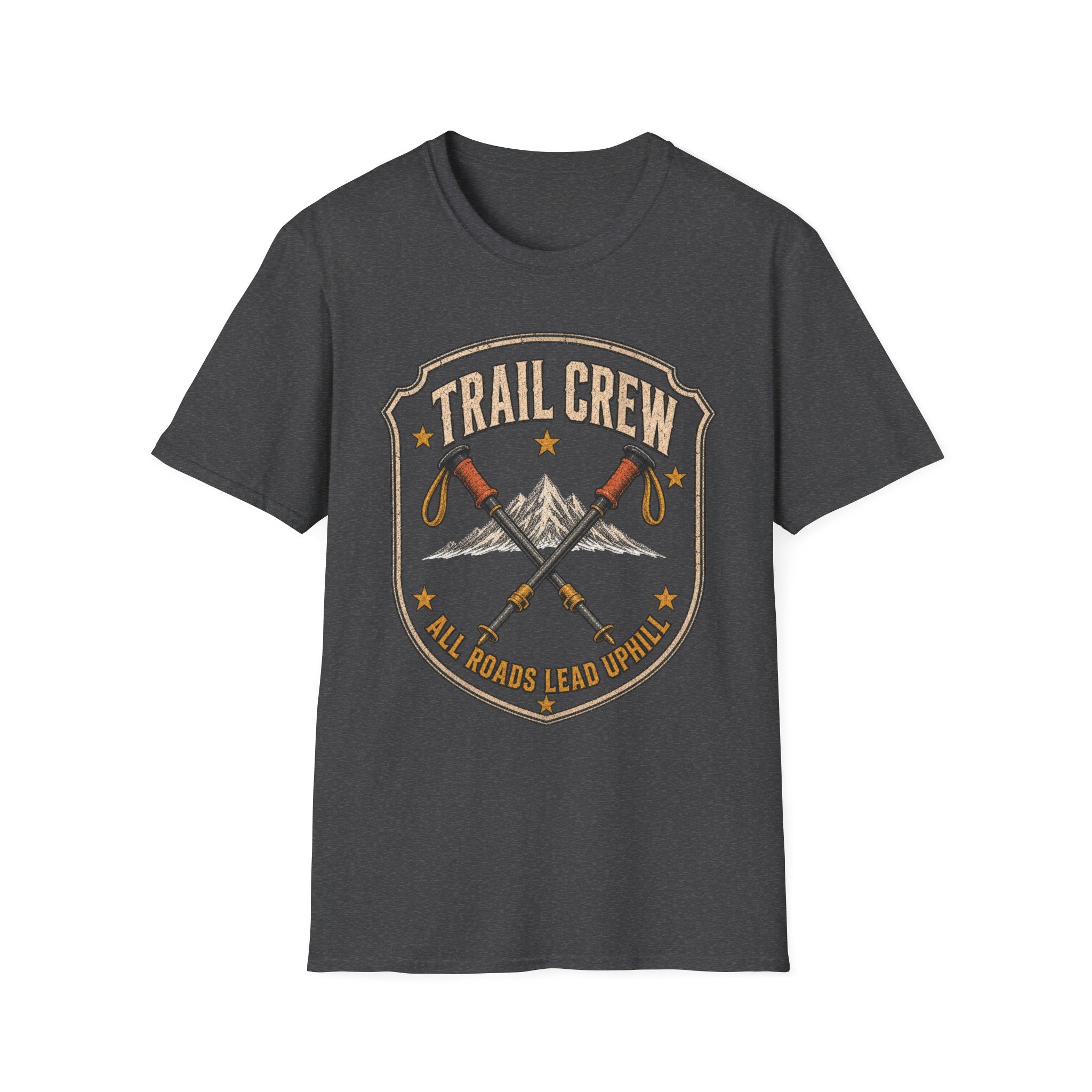 Trail Crew badge - Hiking Graphic T-Shirt