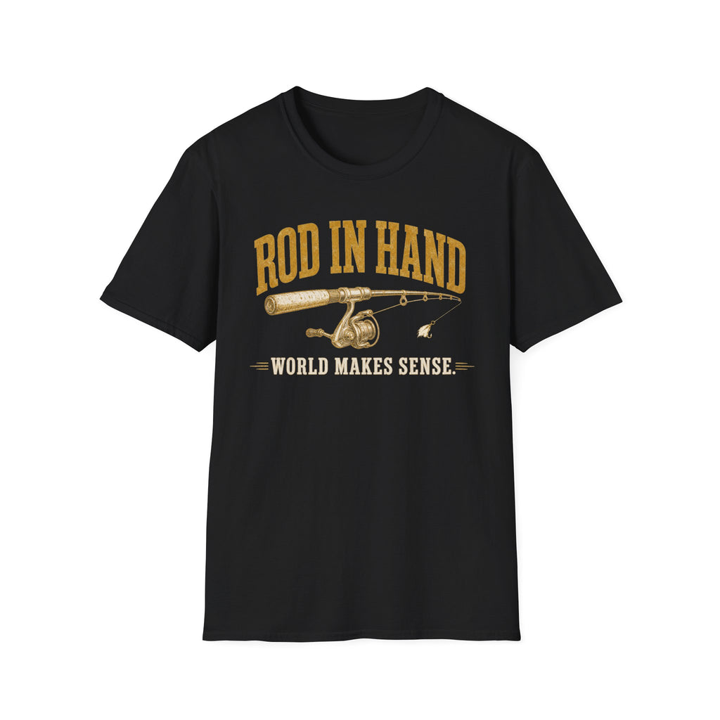 Rod in Hand - Fishing Graphic T-Shirt