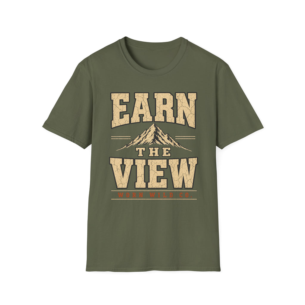 Earn The View - Hiking Graphic T-Shirt