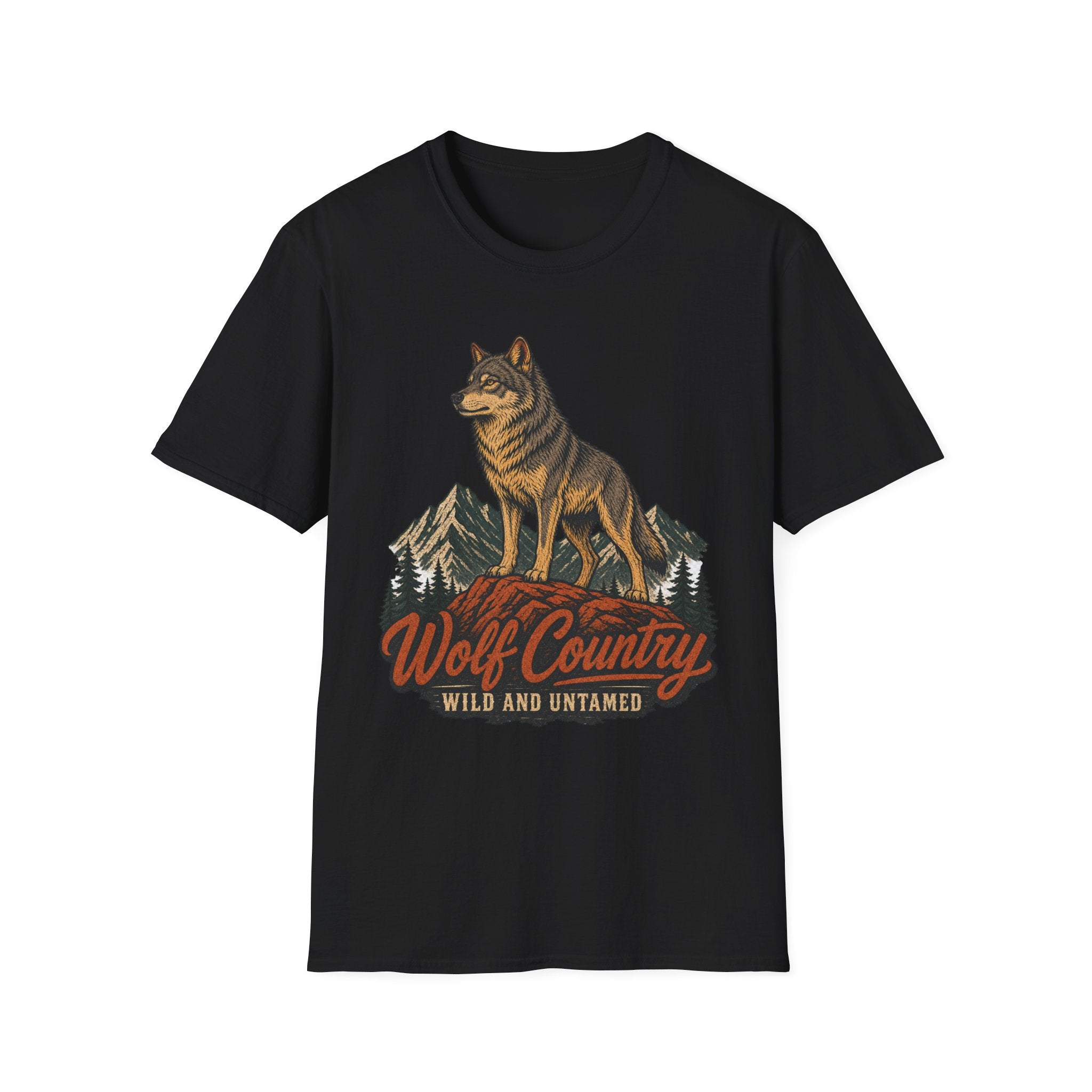 Wolf Country - Hiking Graphic T-Shirt