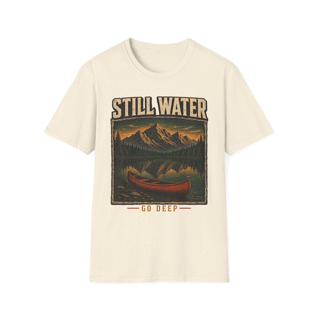 Still Water / Go Deep - Camping Graphic T-Shirt