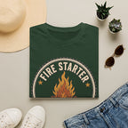 Fire Starter / Light It Up - Camping Graphic T-Shirt