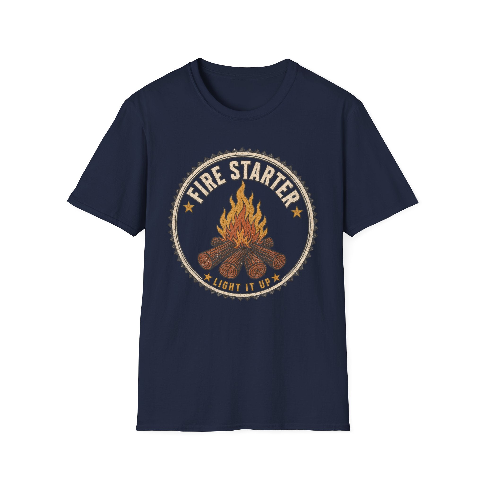 Fire Starter / Light It Up - Camping Graphic T-Shirt